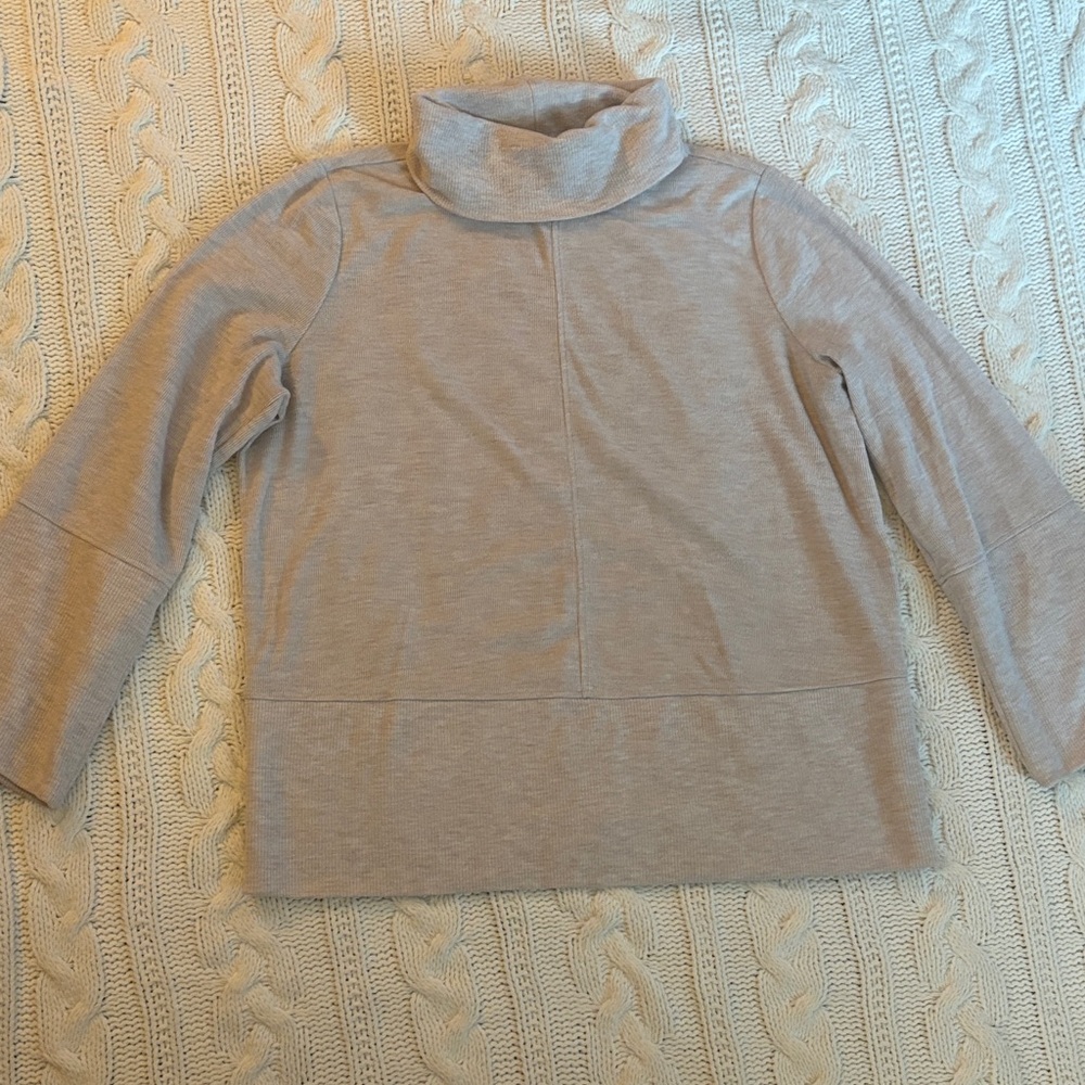 Simply Vera Vera Wang Light Taupe Turtleneck Sweater